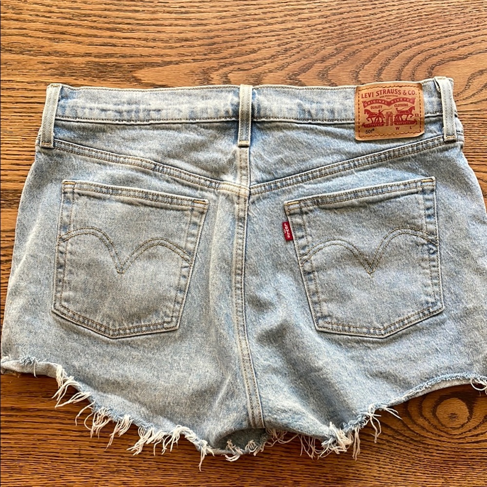 Levi's Women's Vintage 501 High Rise Denim Shorts